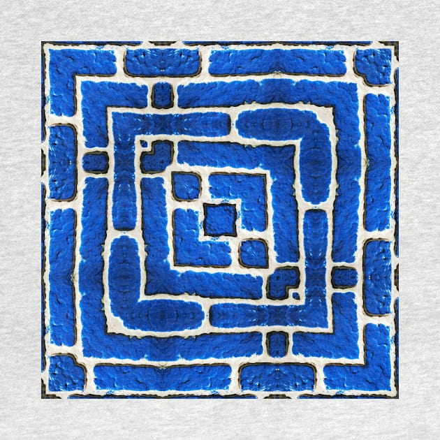 A BLUE BRİCK MAZE by mister-john